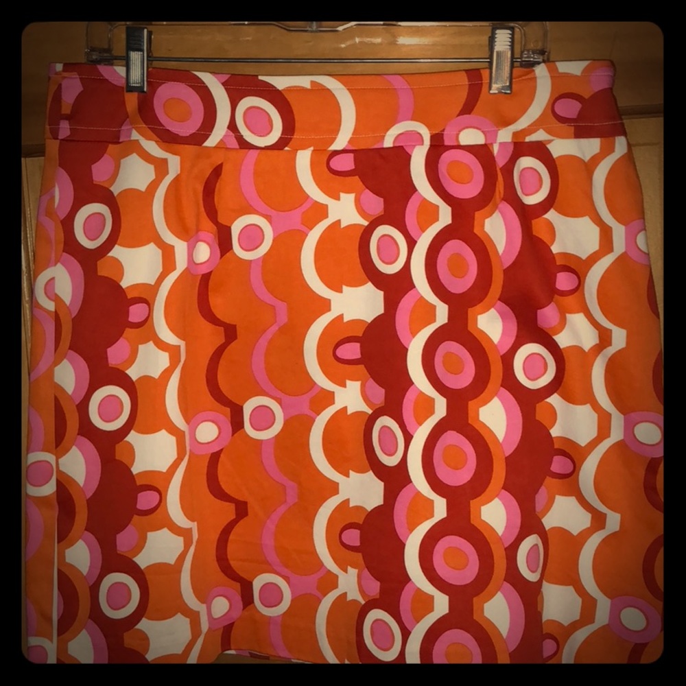 Skirtin Around (US made in CT) orange mod! Sz 12